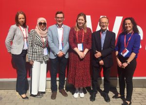 Pictured at the European Respiratory Congress in Madrid are: Ms Louise Mannion, GSK Ireland, Dr Amel Alameeri, Dr Colin Rutherford and Dr Orla O'Carroll (Bursary winners), Dr Aidan O'Brien, President, Irish Thoracic Society and Ms Deirdre Bree, GSK Ireland