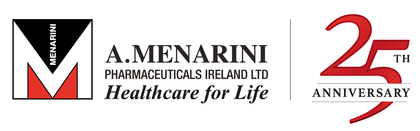 Menarini - 25 year anniversary logo IRE